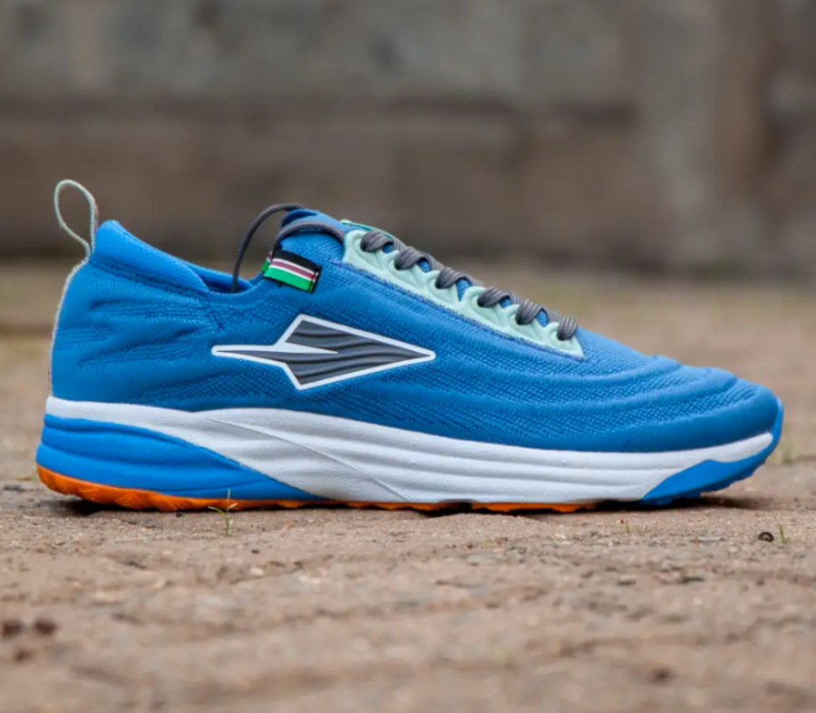 scarpe da running made in kenya enda lapatet da uomo blu
