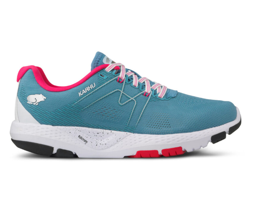 scarpa da running karhu ikoni ortix donna azzurra e rosa
