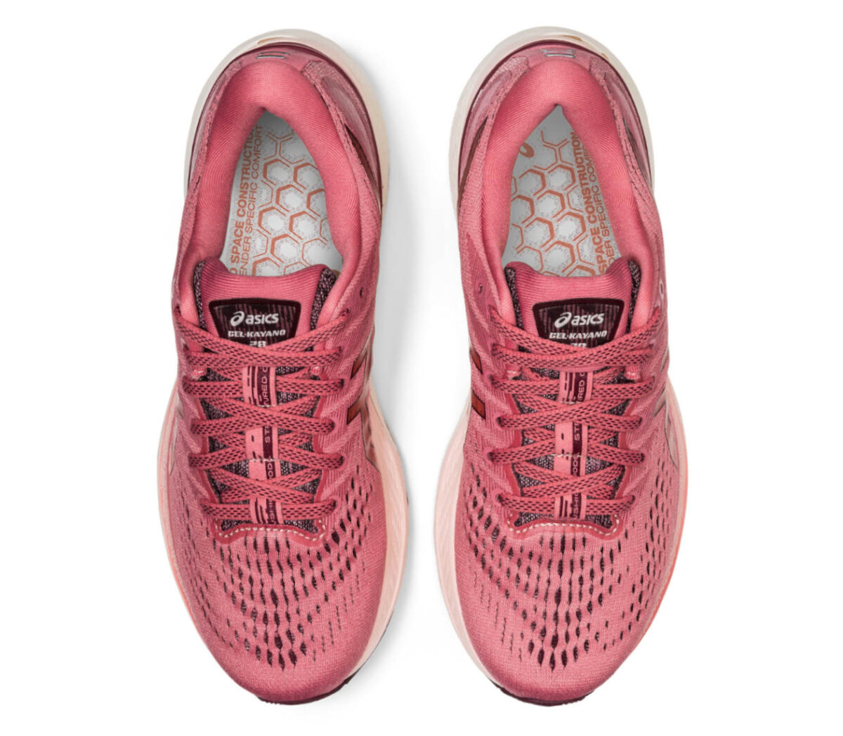 tomaia coppia scarpe da running donna asics gel kayano 28 rosa