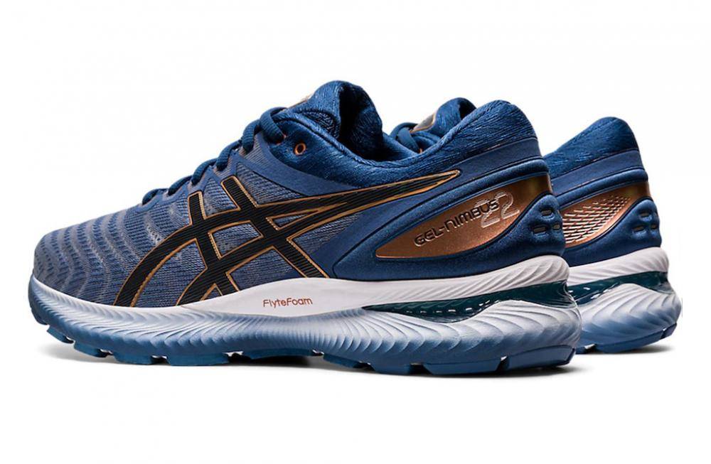 scarpe da corsa asics gel nimbus blu