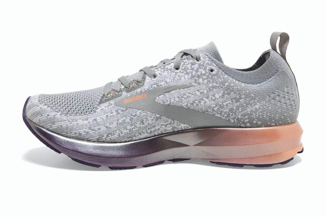 brooks levitate 3 da donna colore grigio e rosa