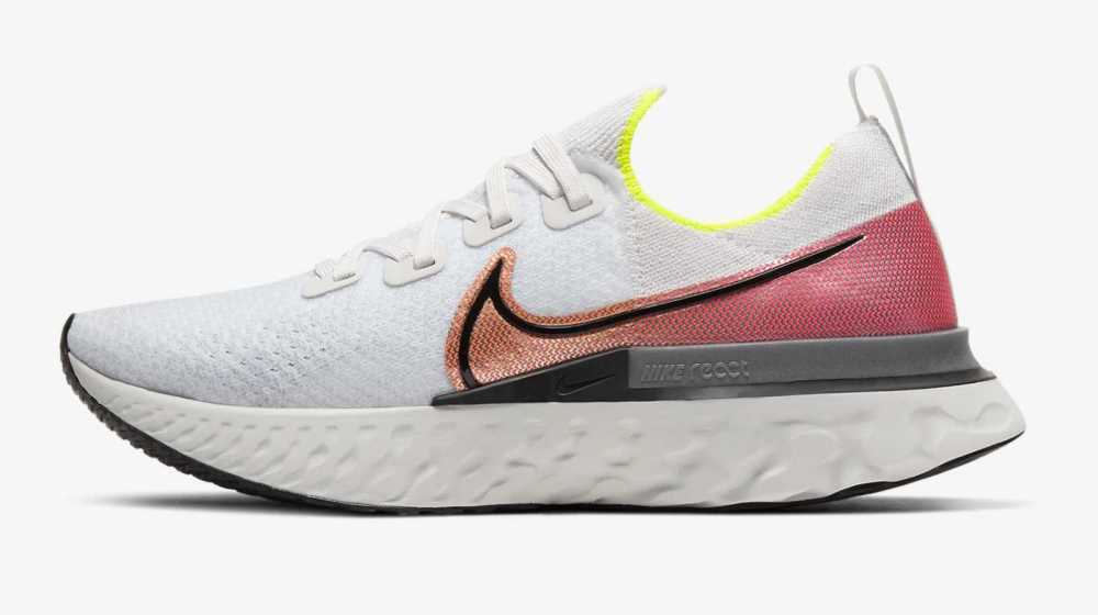 scarpa nike running Bianca modello react infinity run