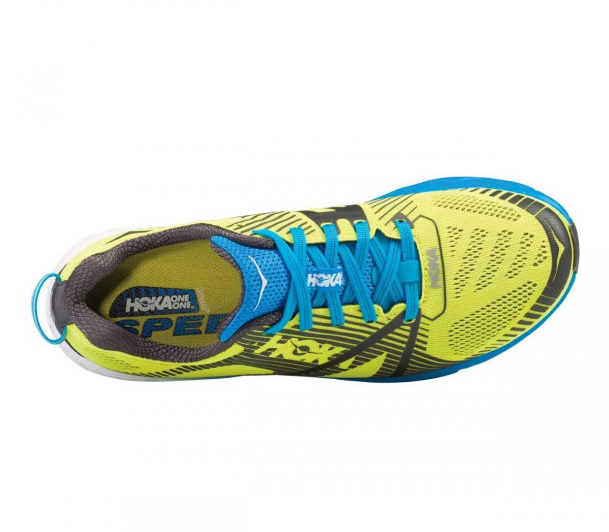 hoka one one tracer 2 scarpa running uomo vista dall'alto