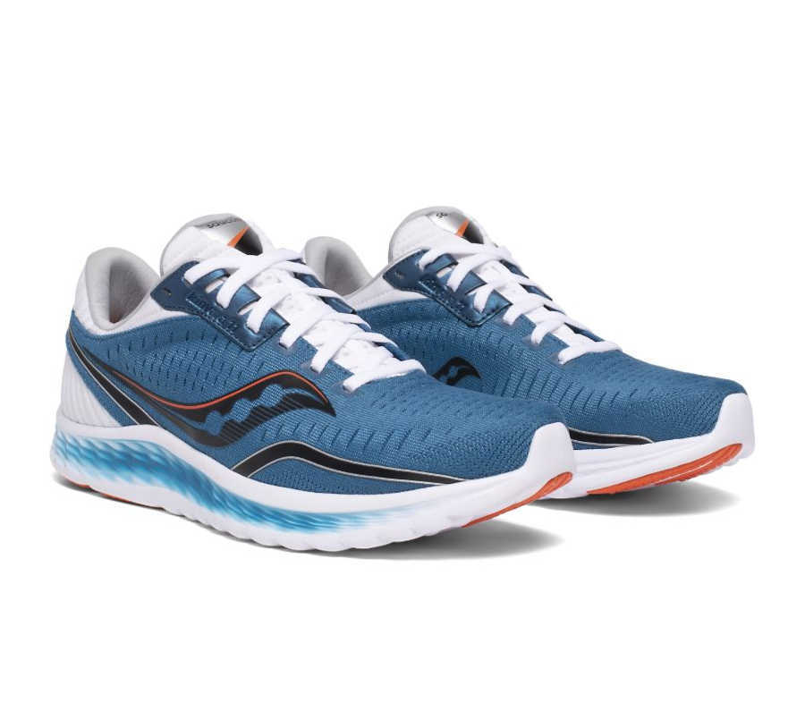 saucony blu e arancioni