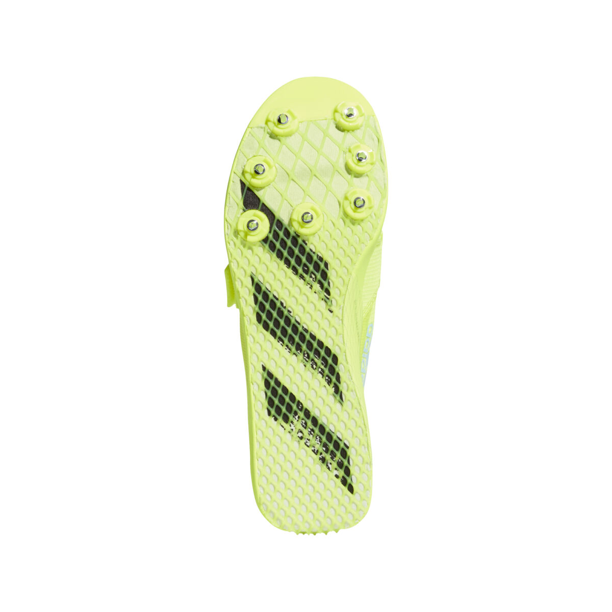 suola scarpa di atletica da pista adidas adizero tj/pv unisex gialla