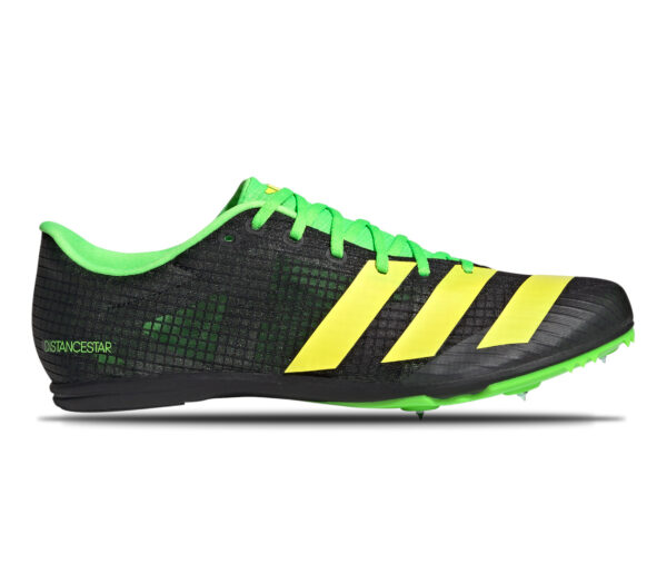 Scarpe adidas distancestar unisex nere verdi