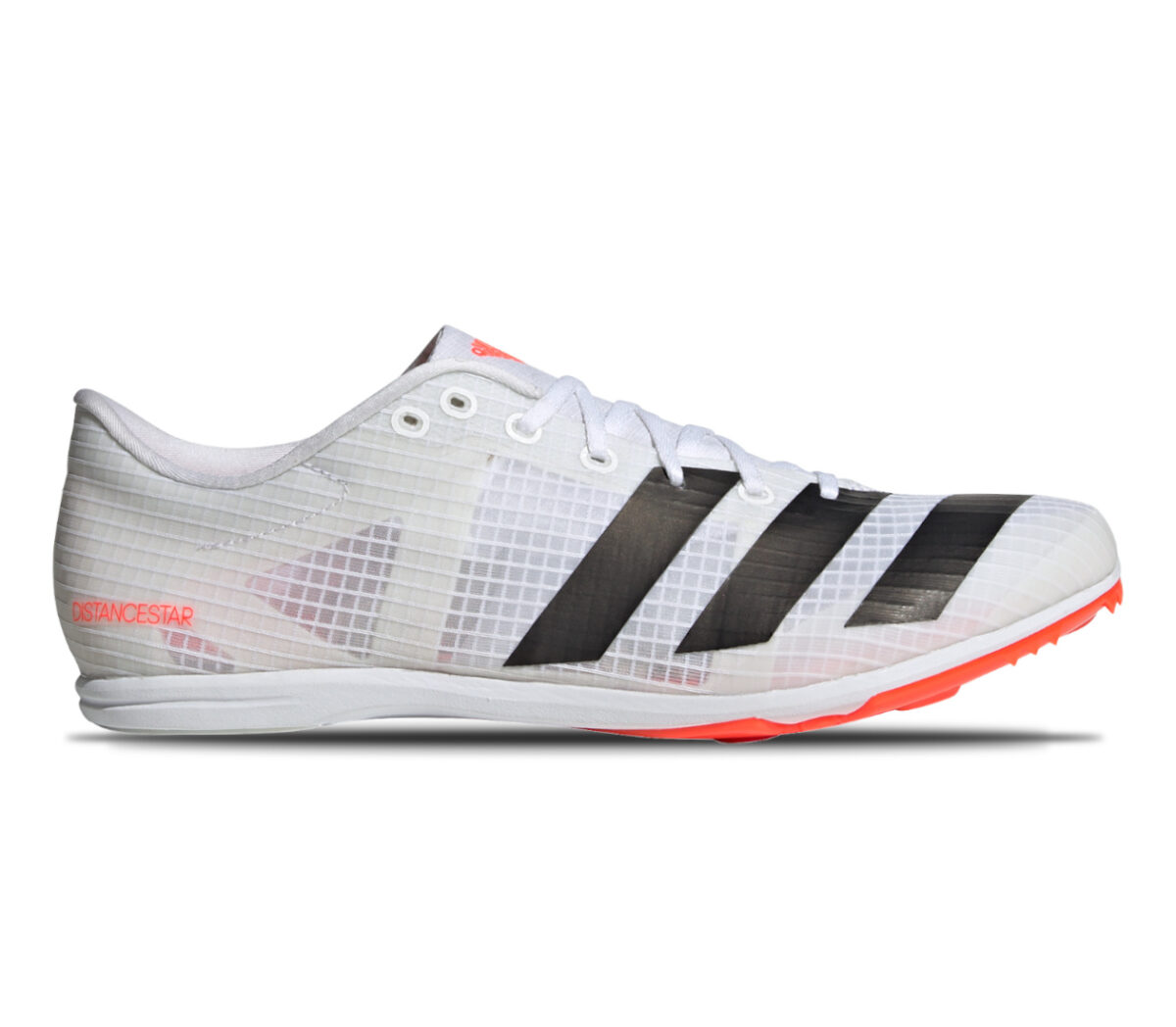 scarpa pista unisex adidas distancestar bianca