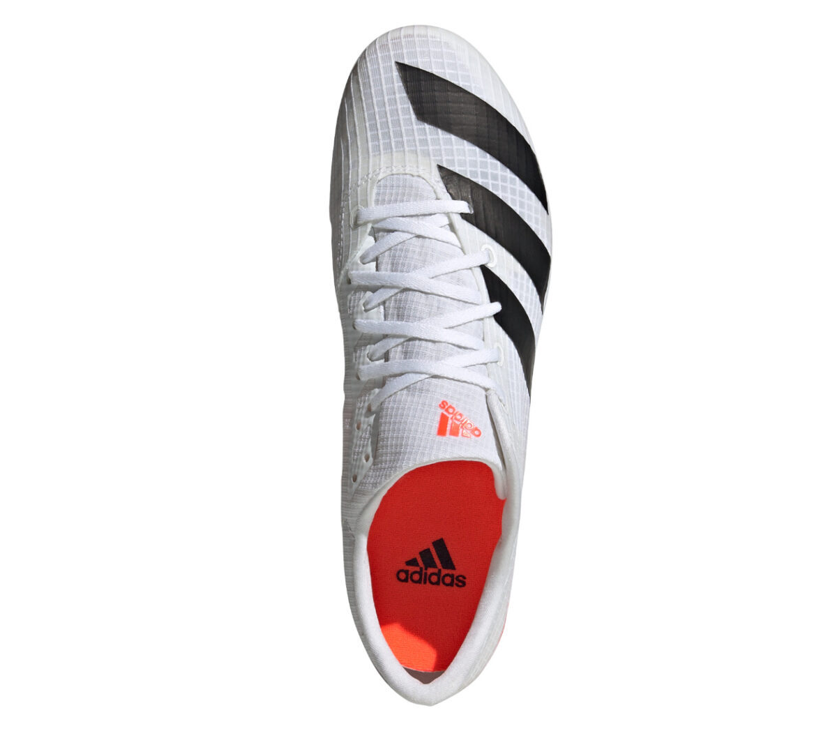 tomaia scarpa pista unisex adidas distancestar bianca