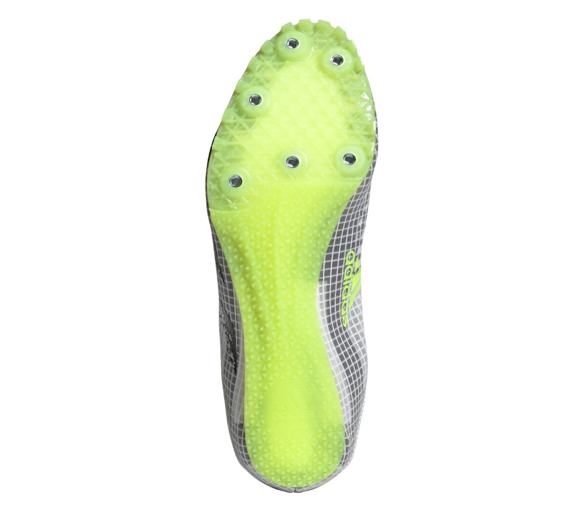 suola Scarpa chiodata da pista unisex adidas sprintstar giallo fluo