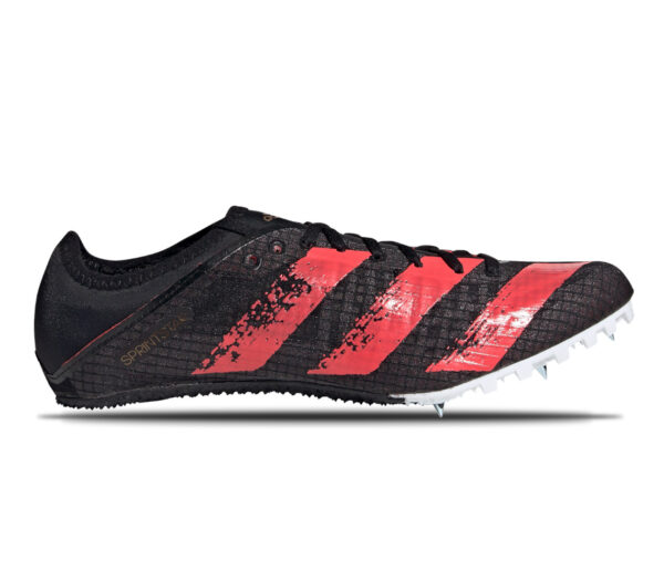 scarpe da atletica uomo adidas sprintstar nere e rosse