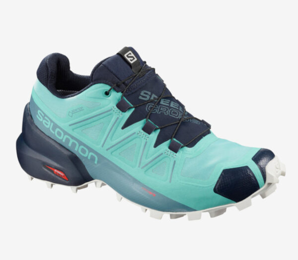 scarpa trail running donna salomon speedcross 5 gtx celesti