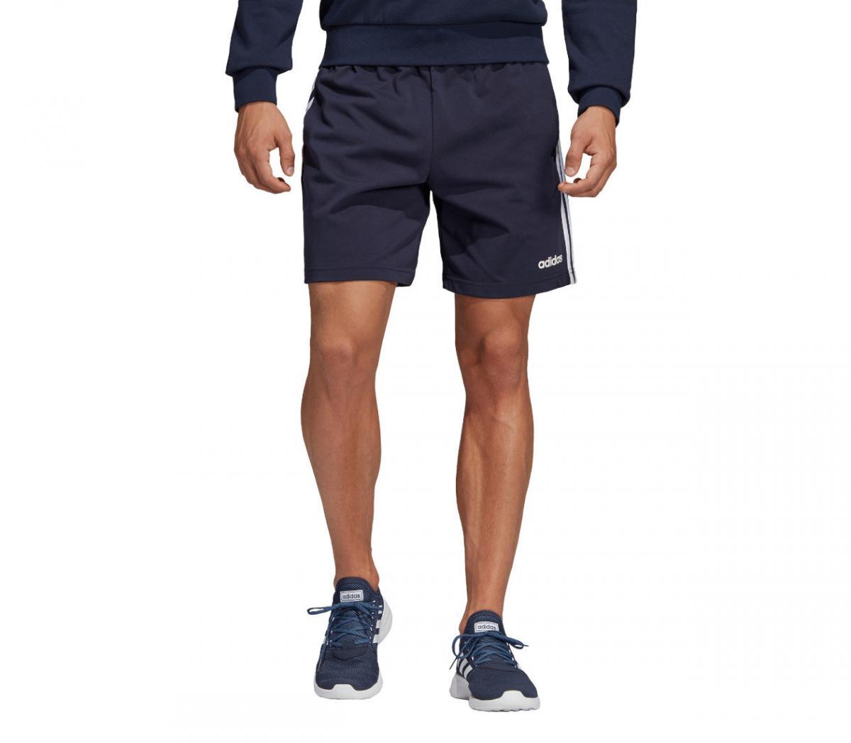 pantaloncino running adidas blu