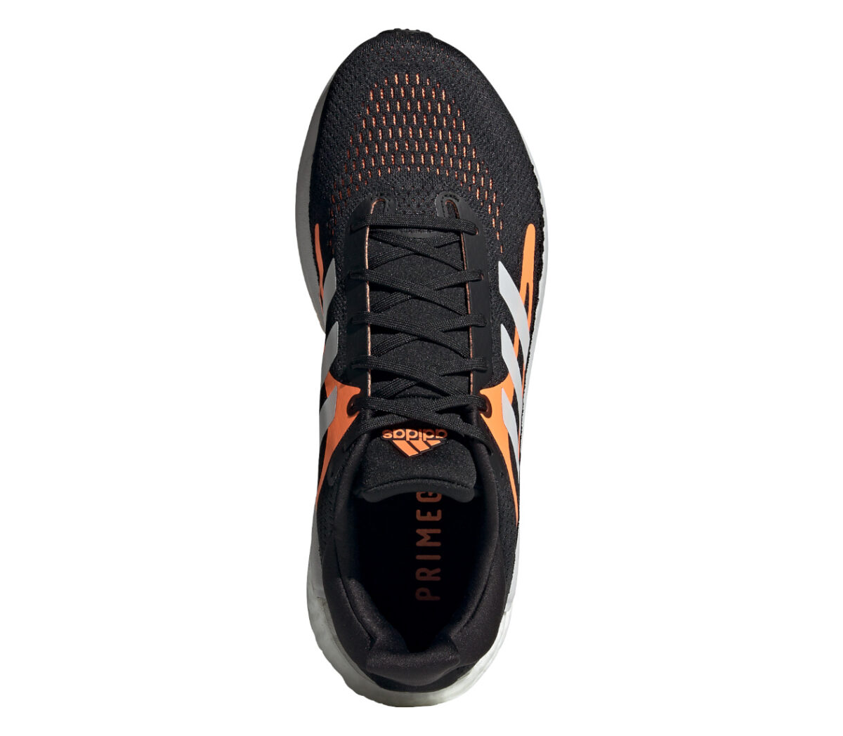 tomaia scarpa da running uomo adidas solar glide 3 nero e arancione