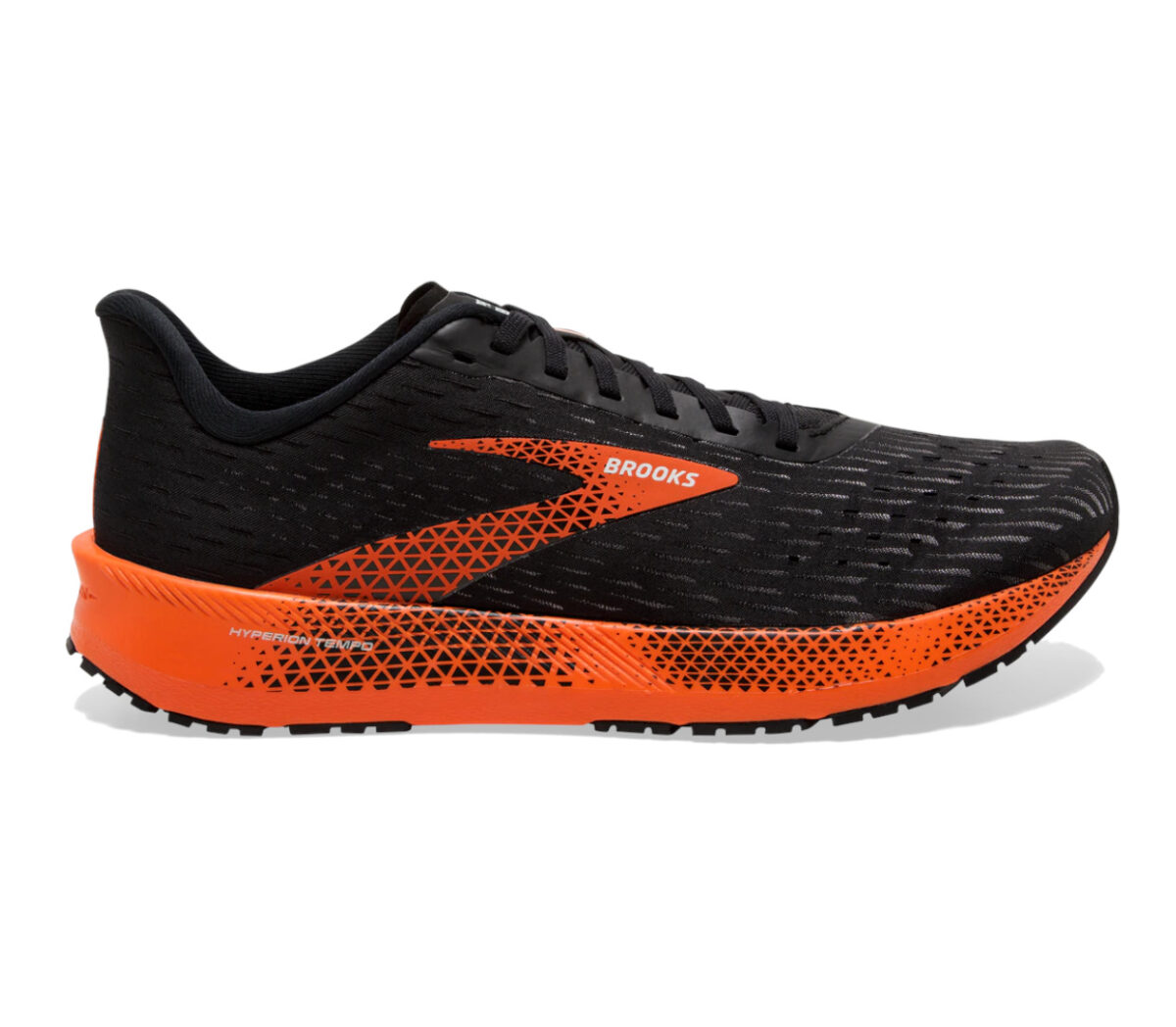 Scarpa Brooks hyperion tempo uomo nere arancioni