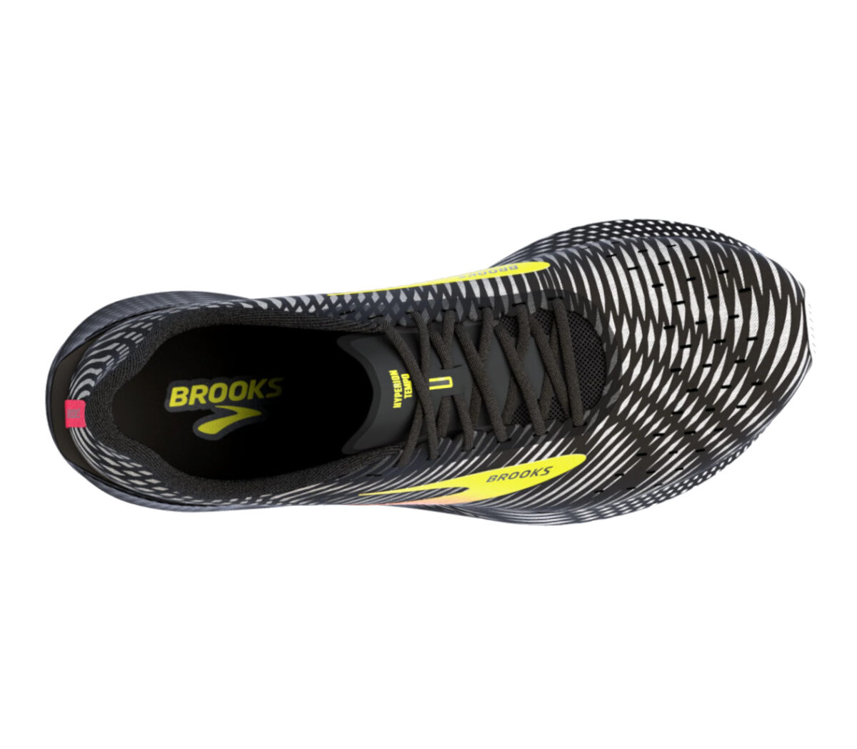 Tomaia Scarpa Brooks hyperion tempo uomo nera