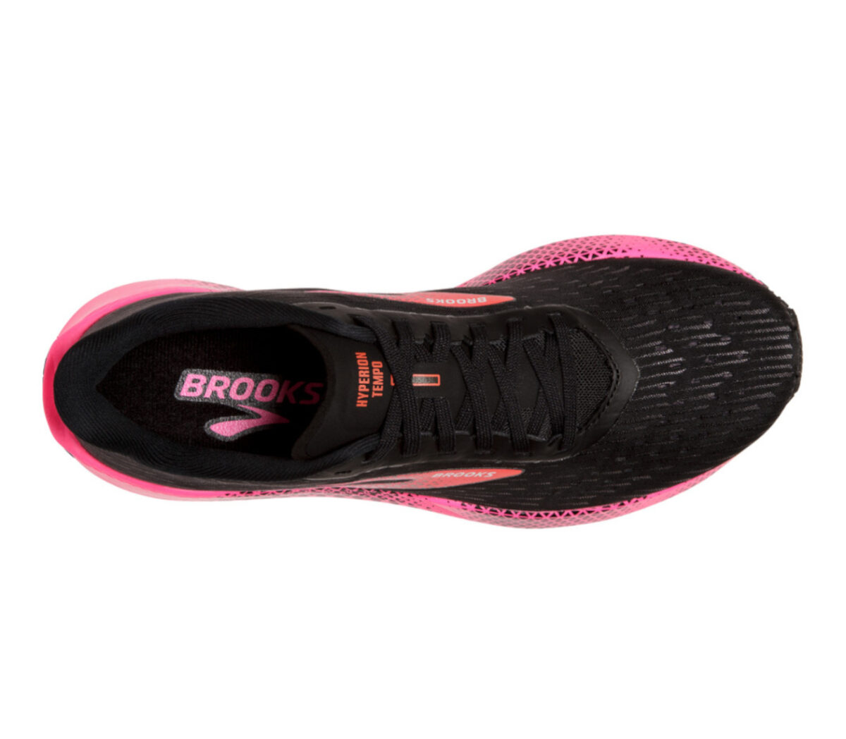 Tomaia Scarpa brooks hyperion tepo donna nero e rosa