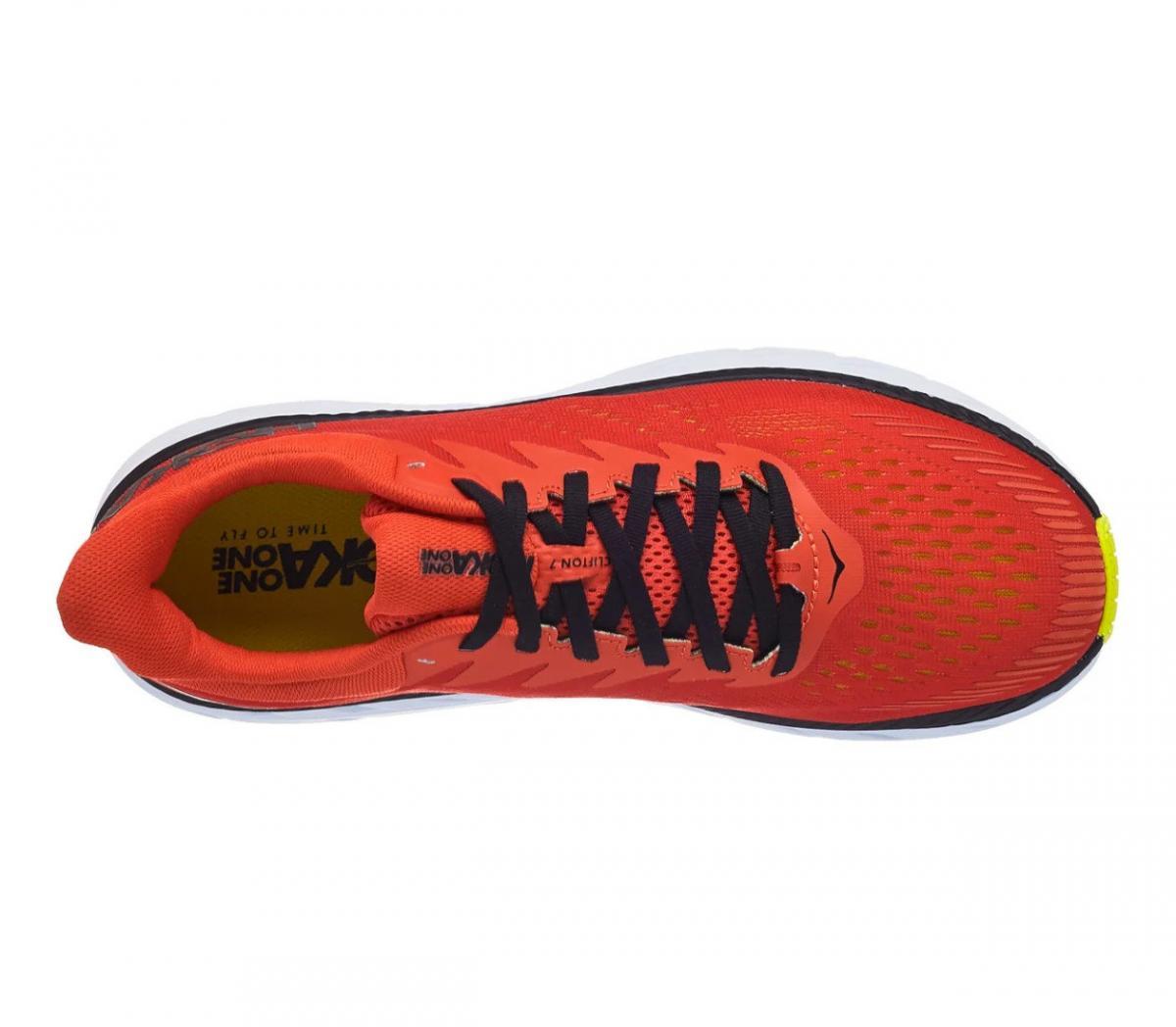 scarpa running uomo Hoka one one Clifton 7 vista dall'alto