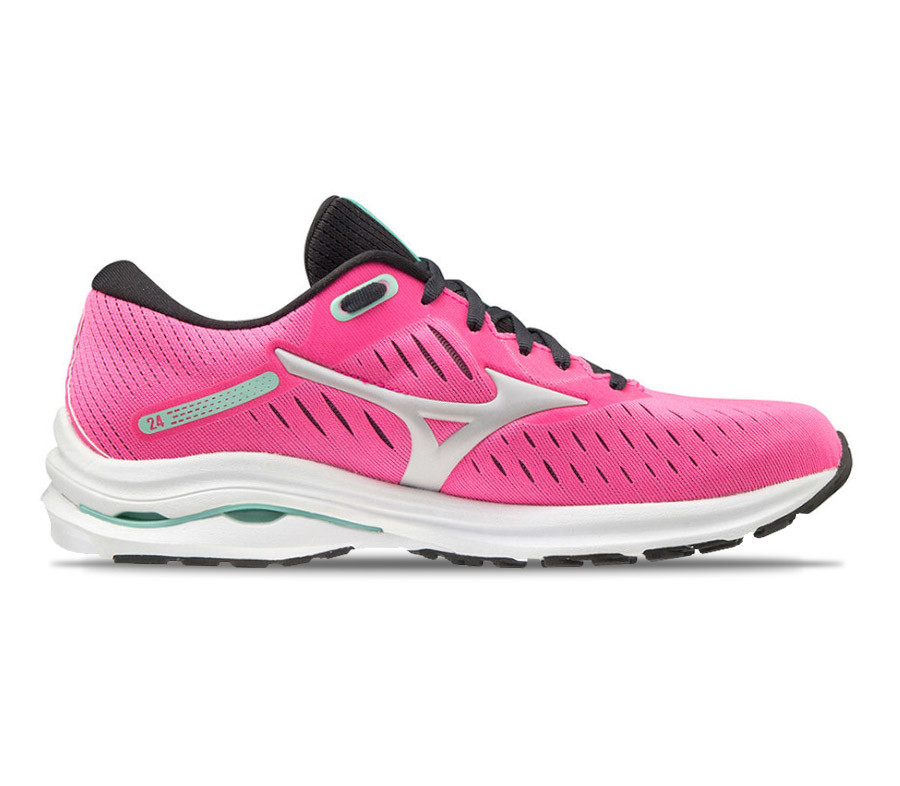 mizuno wave rider 24 scarpa running donna rosa