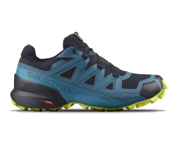 scarpe da trail salomon speedcross 5 gtx uomo azzurra