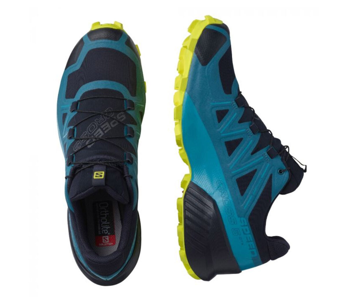scarpe da trail salomon speedcross 5 gtx uomo azzurra