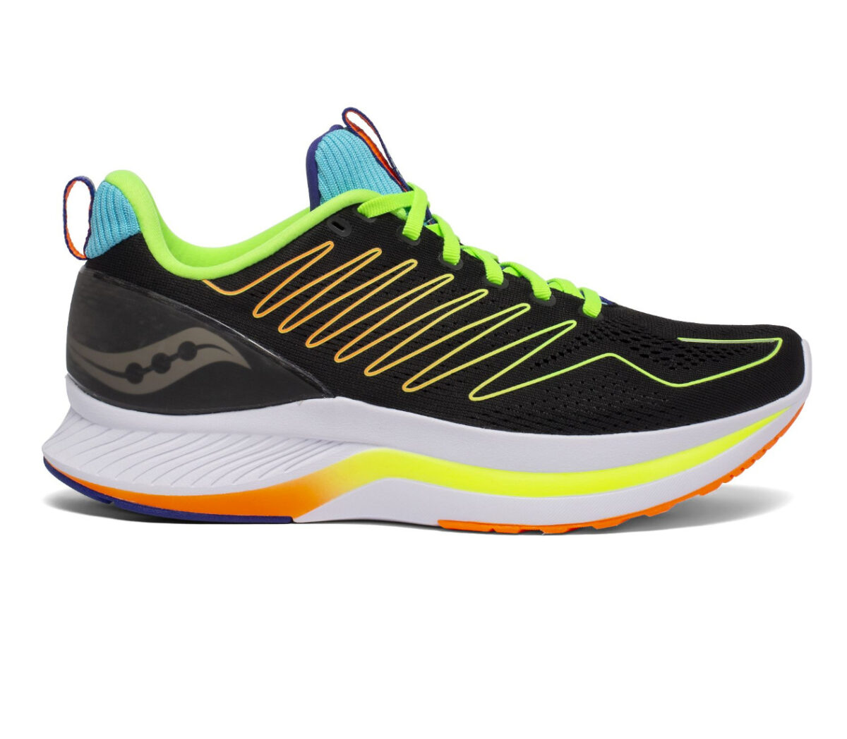 scarpa running uomo saucony endorphin shift nera