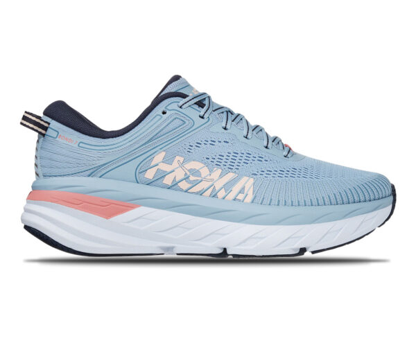 scarpa running donna hoka one one bondi 7 celeste