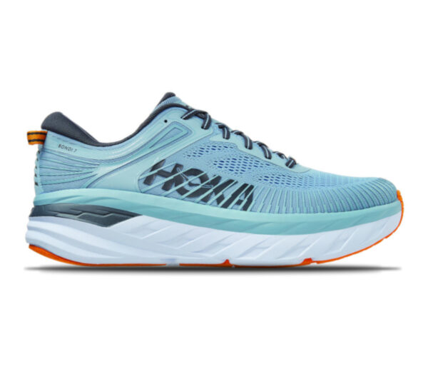 Scarpa Hoka one one bondi 7 uomo celeste