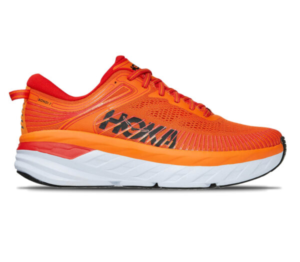 scarpa da running uomo hoka bondi 7 arancione