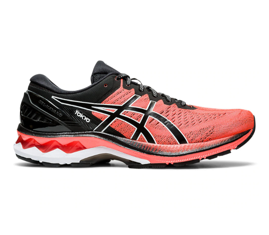 scarpa da running uomo asics kayano 27 rossa tokyo