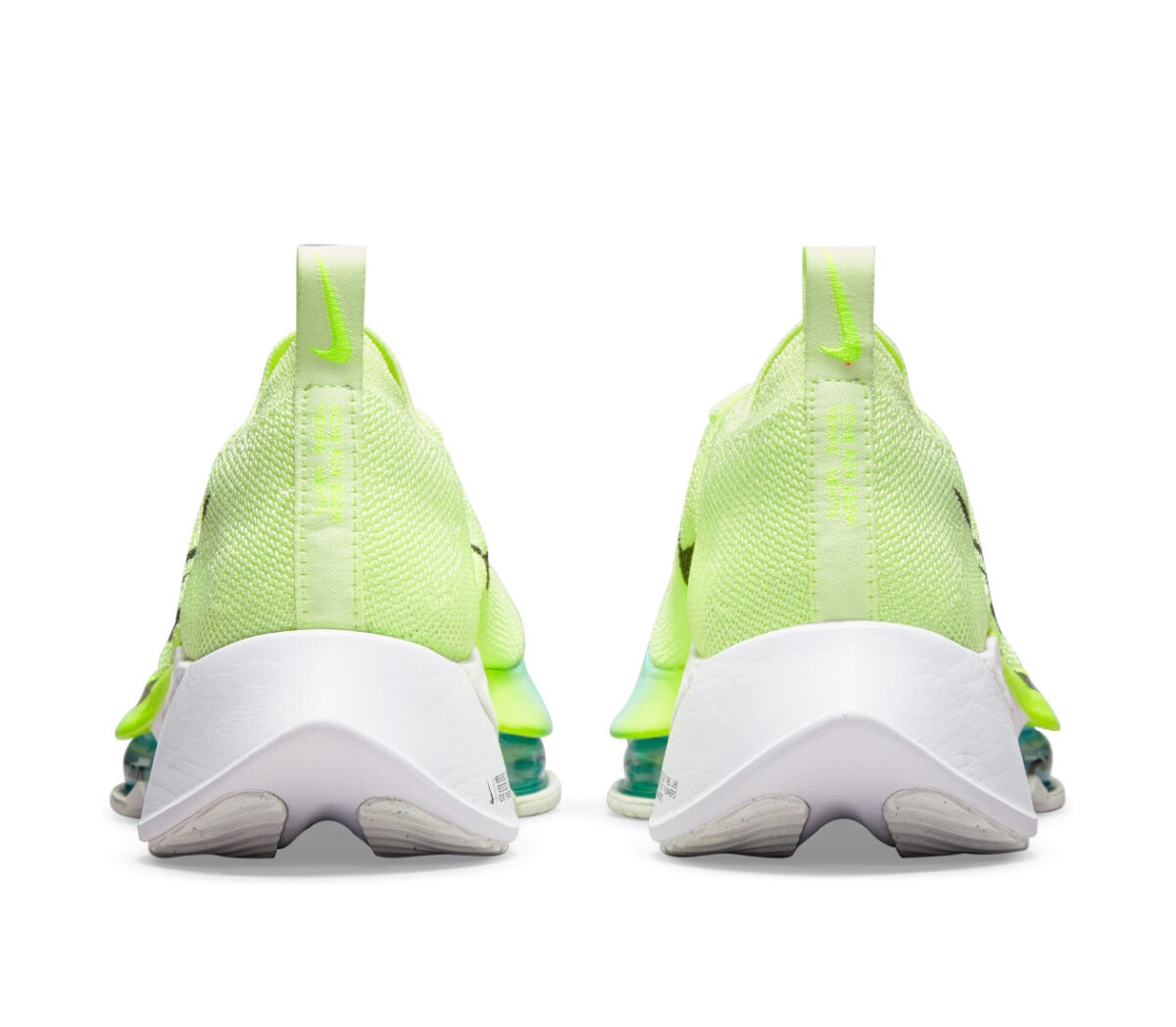 tallone scarpa da running reattiva nike tempo next fluo