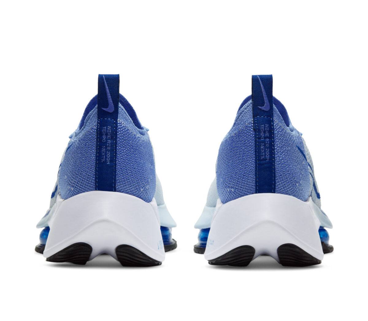 trallone scarpe da running donna nike air zoom tempo next blu