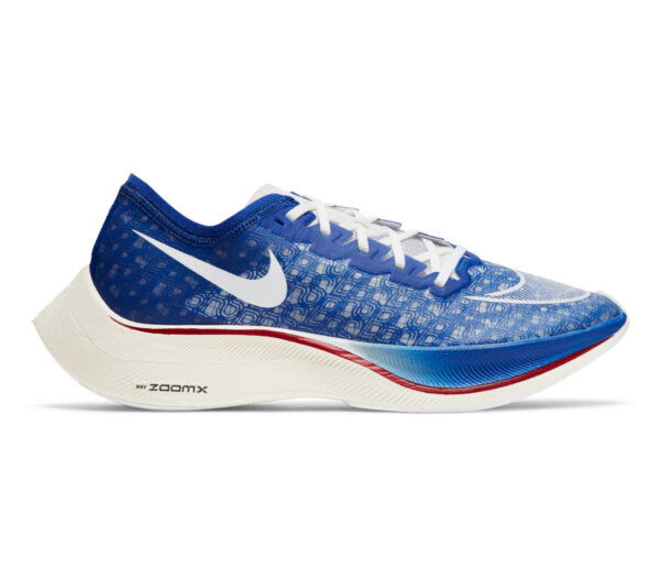 scarpa da running in fibra di carbonio nike vaporfly zoomx blu