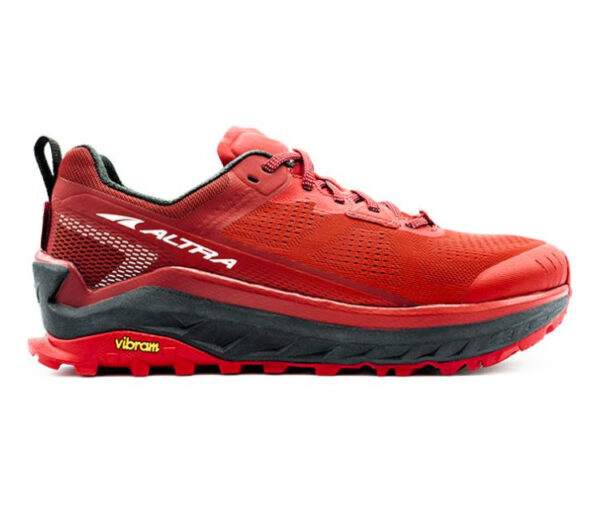 scarpa da trail running altra olympus 4 rossa