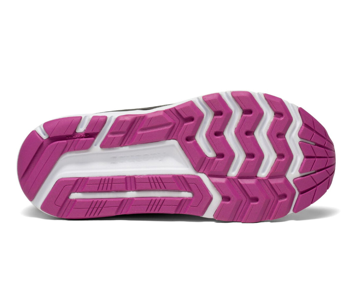 suola scarpa da running donna saucony echelon 8 blu e viola