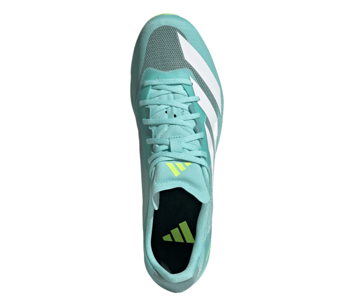 Tomaia Scarpa Adidas Distancestar donna verde acqua