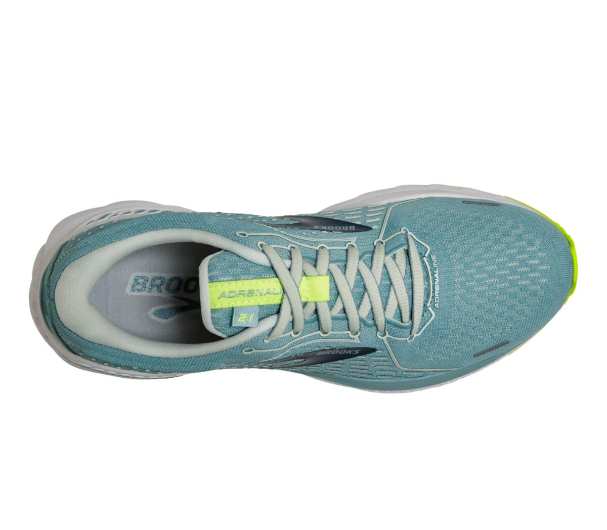 tomaia scarpe da running donna per pronazione brooks adrenaline gts 21 azzurre