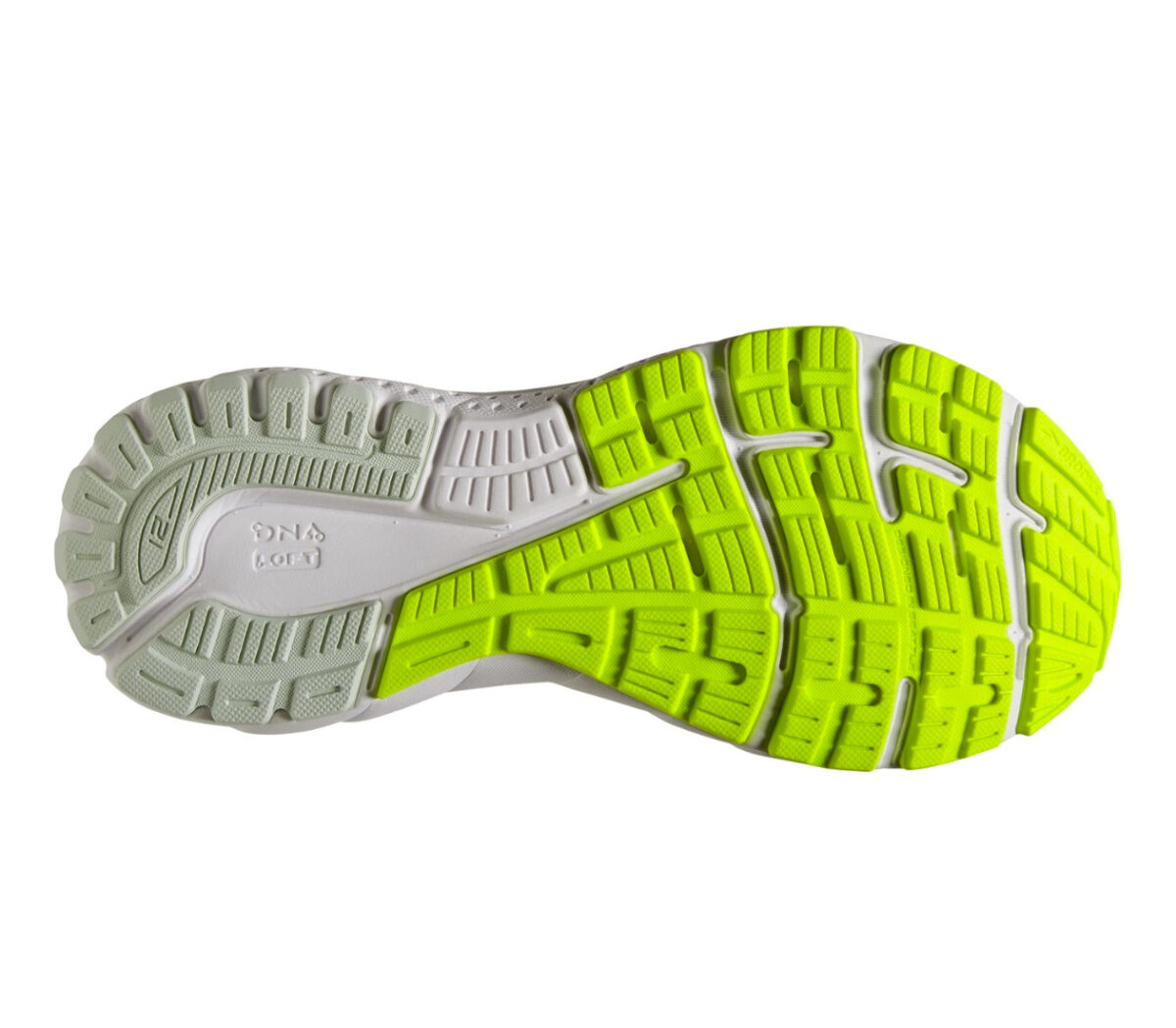 suola scarpe da running donna per pronazione brooks adrenaline gts 21 azzurre