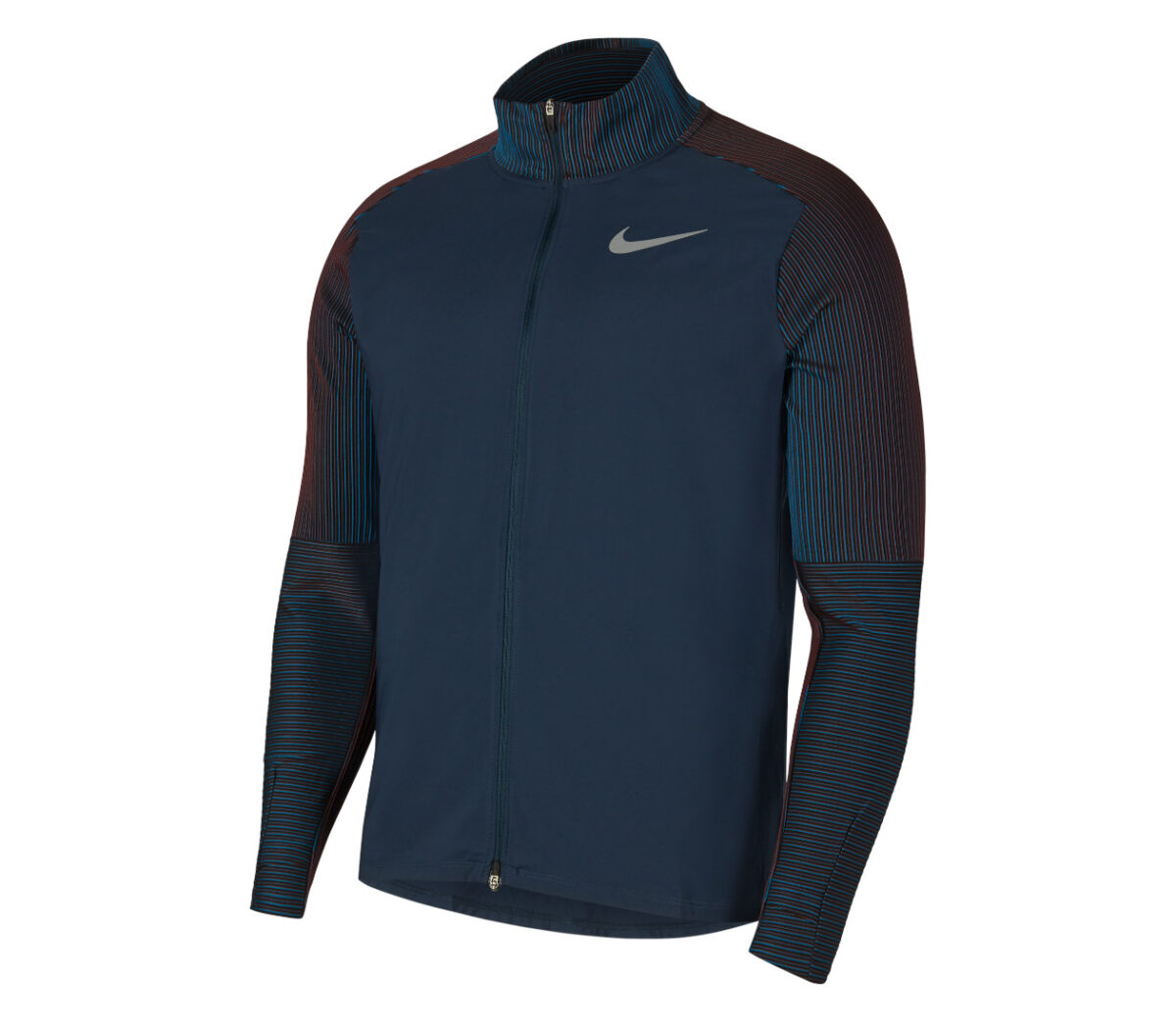 giacca nike da uomo blu per il running