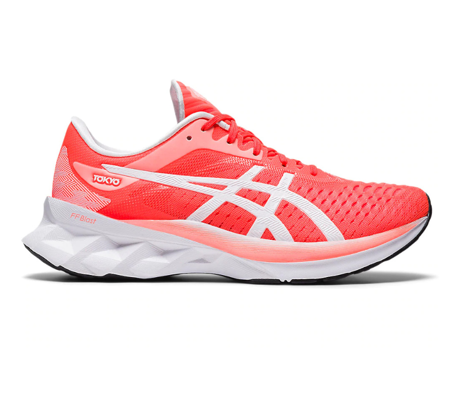 asics novablast scarpe running donna tokyo rossa