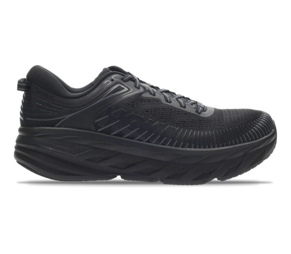 scarpa da donna a pianta larga hoka bondi 7 nera
