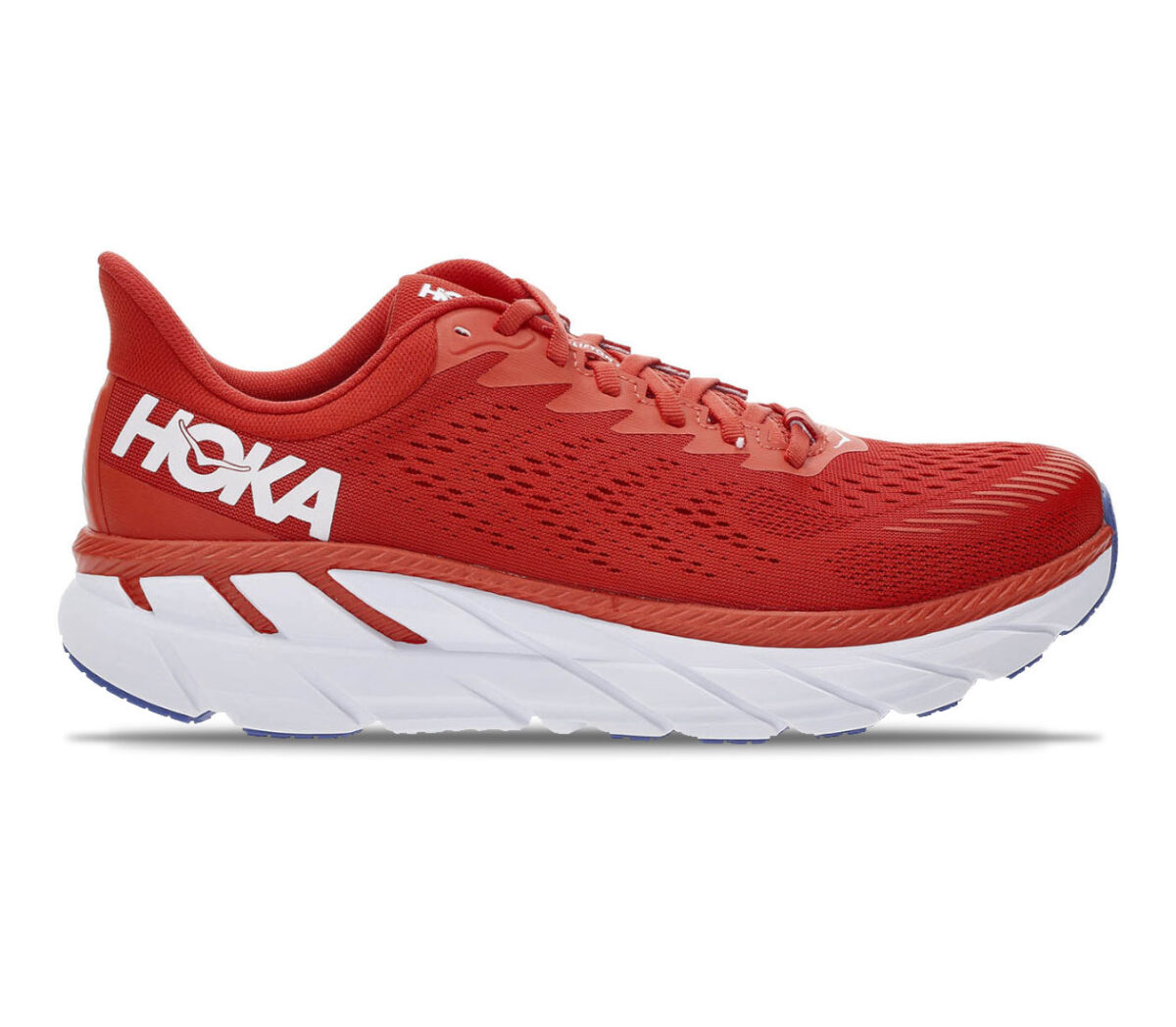 scarpe da running hoka clifton 7 rosse uomo