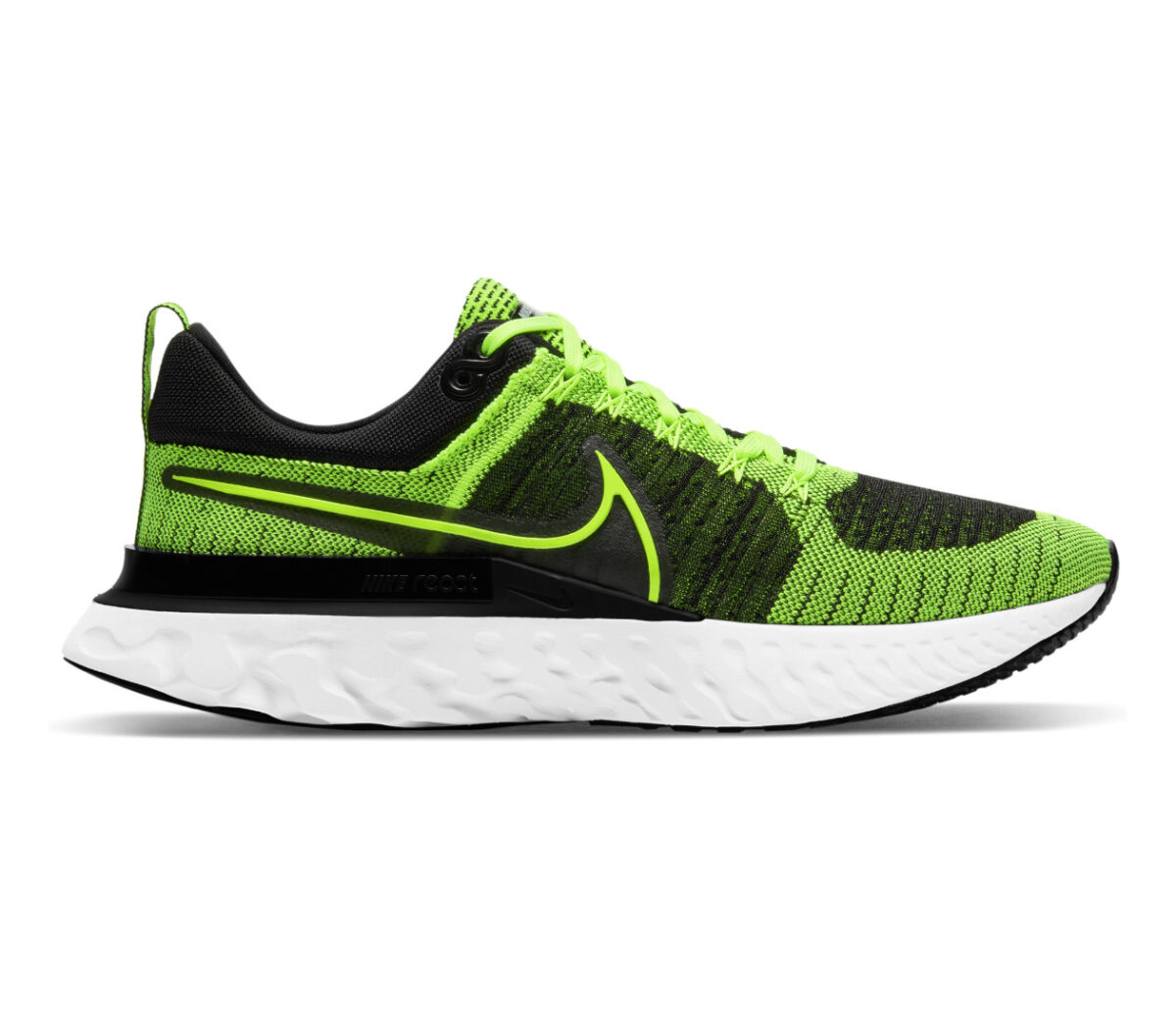 scarpe da running Nike React Infinity Run Flyknit 2 verdi fluo