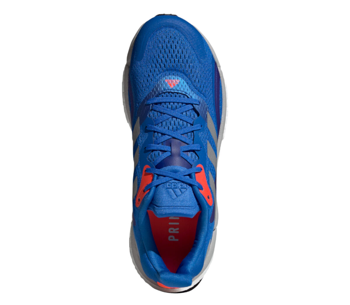 scarpa running uomo blu adidas solar boost 3 vista da sopra