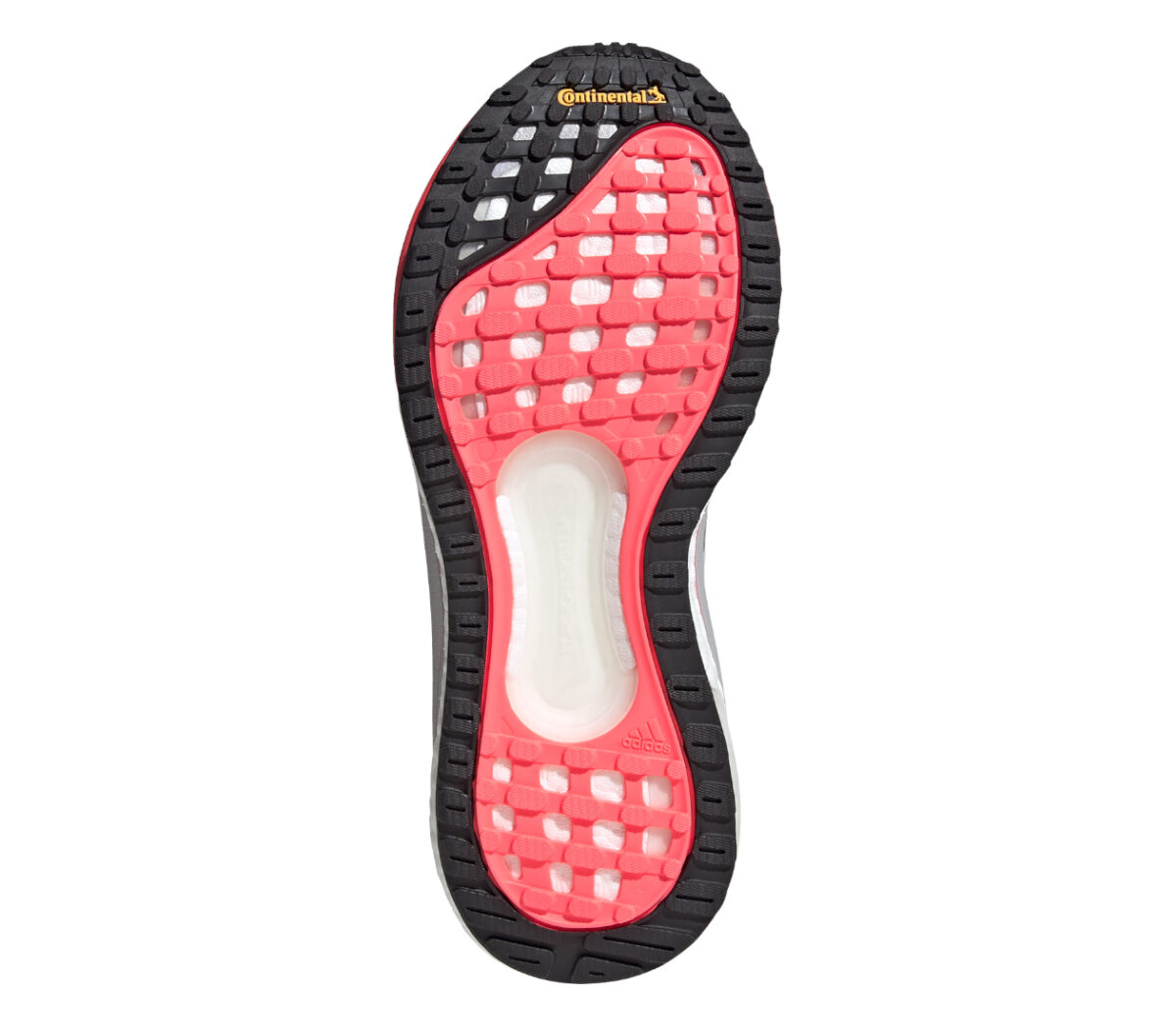 suola scarpa da running donna adidas solar glide 3 bianca e rosa