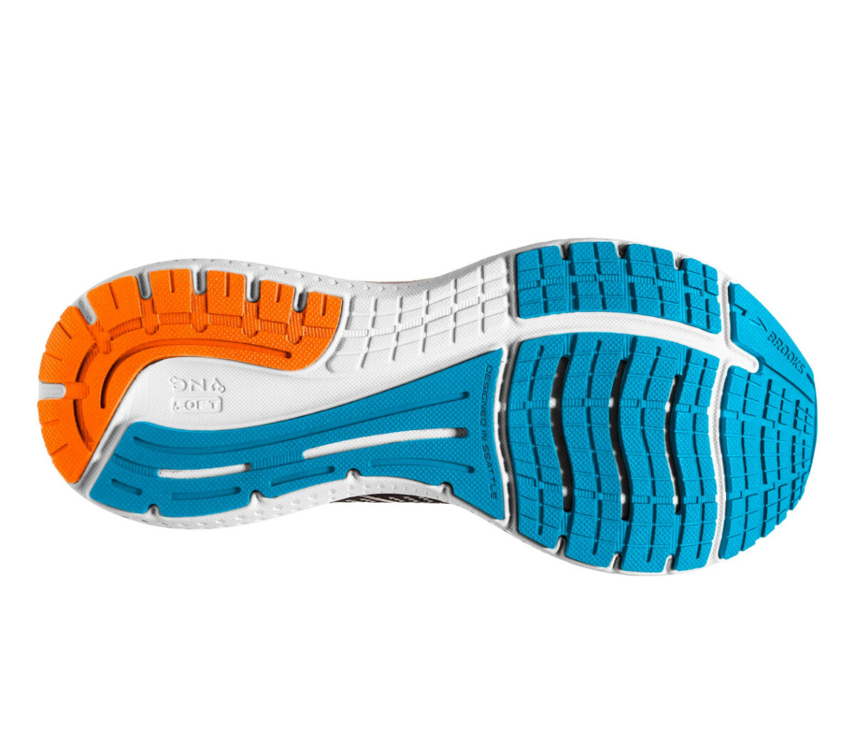 suola scarpa da running brooks glycerin 19 blu