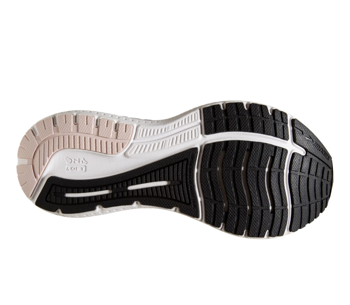 suola scarpa da running donna per pronazione brooks glycern gts 19 nera