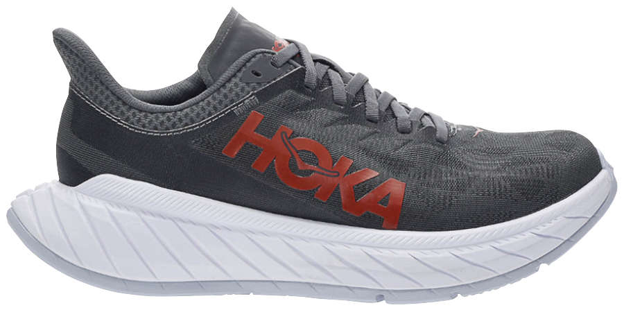 scarpa da running hoka carbon x 2 con piastra in fibra di carbonio