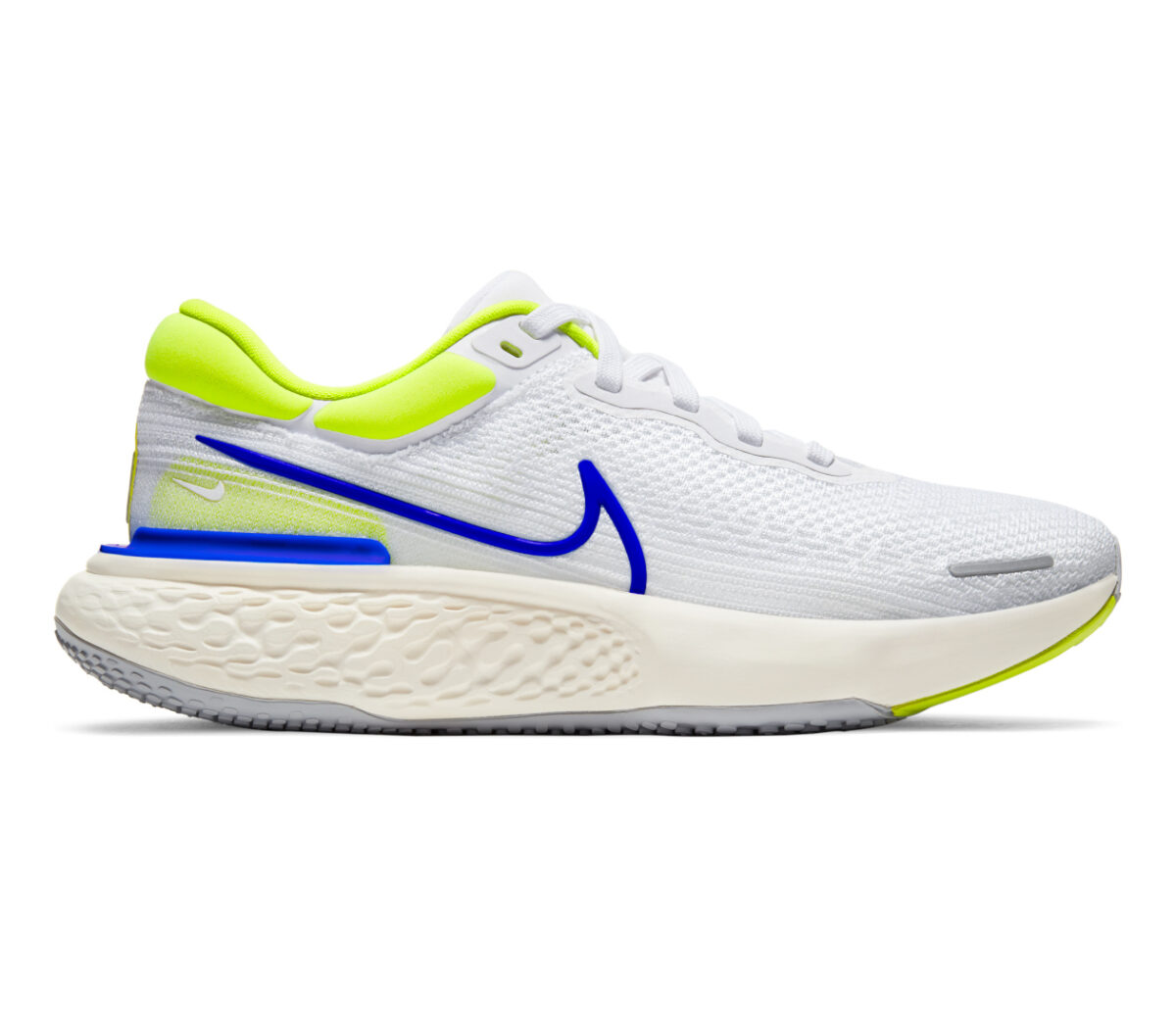 scarpa da running uomo nike invincible run fk bianca e blu