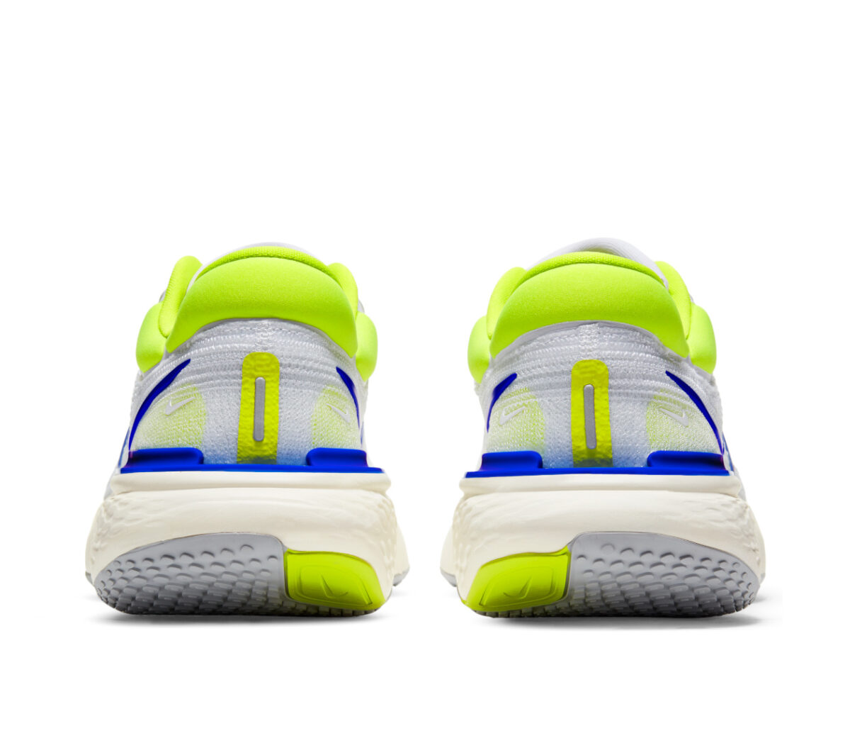 retro scarpa da running uomo nike invincible run fk bianca e blu