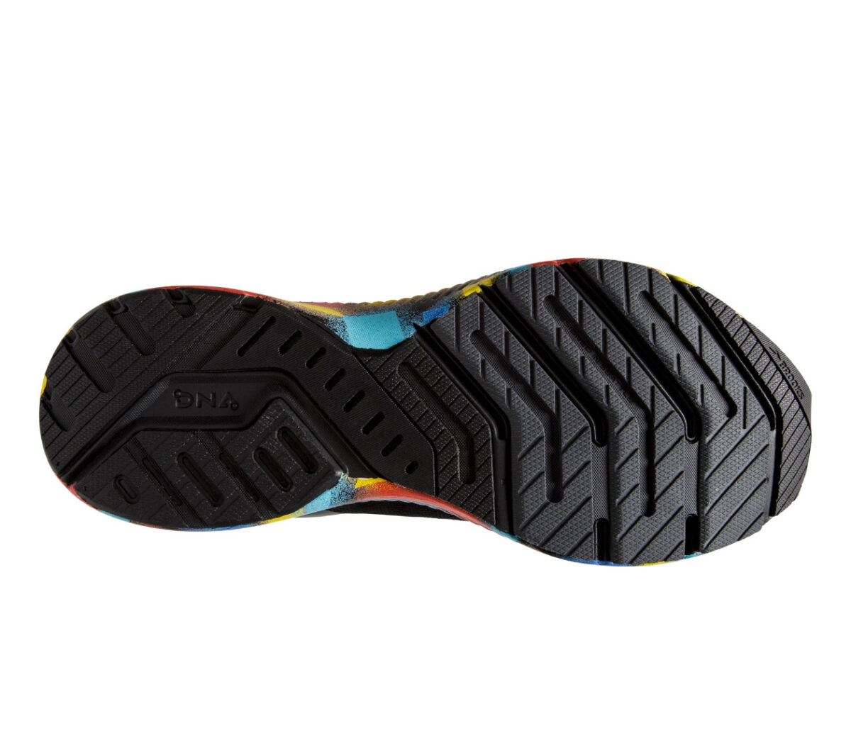 suola scarpa running uomo brooks launch 8 nera
